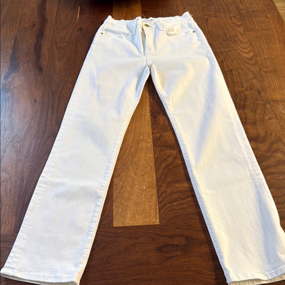 Frame Denim Cream Jeans